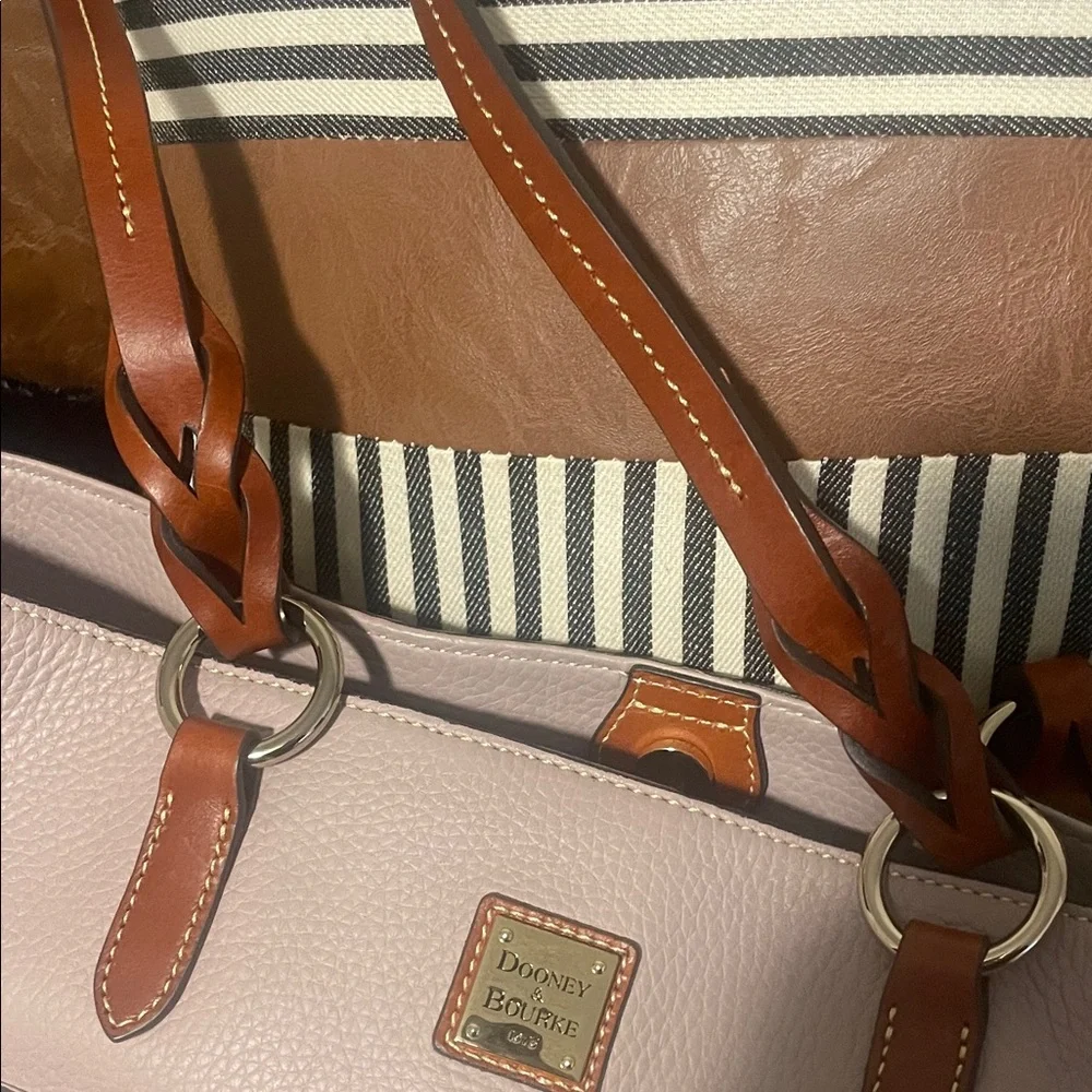 Dooney & Bourke Pebbled Leather Tote - Picture 3 of 9